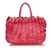 Image 3 : Prada Ruffle Satin Tote Bag