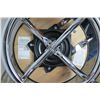 Image 7 : NAPA High-Back Round Padded Shop Stool w/Chrome 4-Leg Ring Base, 15" Dia.