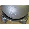 Image 2 : Gaiam Classic Balance Yoga Ball Premium Ergonomic Chair with Wheels (Back 30"H)