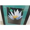 Image 2 : Framed & Matted Photographic Art, Water Lilly by R.Haili 19"x23"
