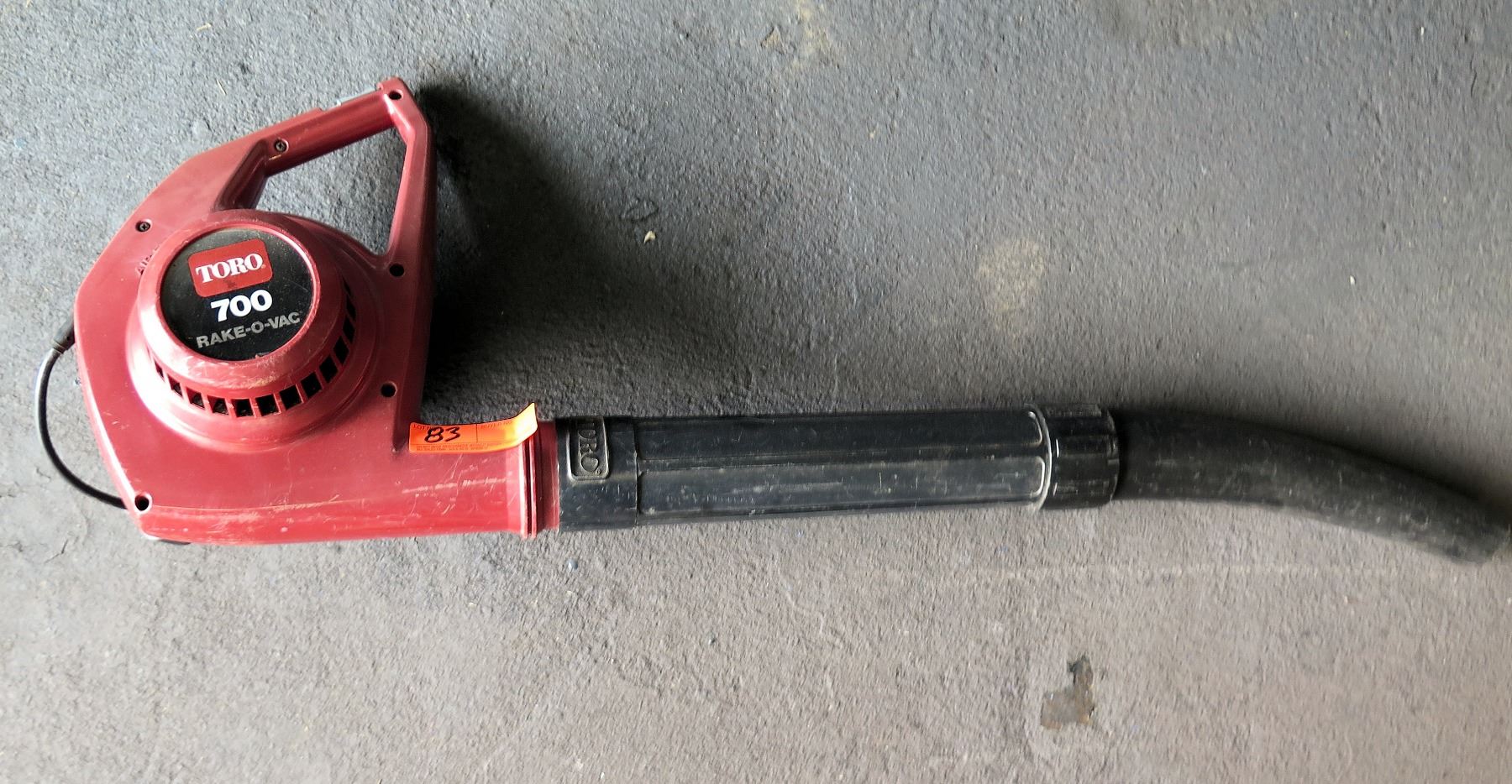 Toro 700 Rake-O-Vac Electric Handheld Blower Vacuum