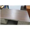 Image 2 : Metal Work Desk w/ Wood Laminate Top, 5 Drawers, 5ft x 30"