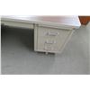 Image 3 : Metal Work Desk w/ Wood Laminate Top, 5 Drawers, 5ft x 30"