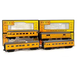O Gauge MTH Railking O-27 UP streamliner (4) cars