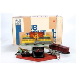 S Gauge American Flyer Cattle Loader and Car and 792 Terminal