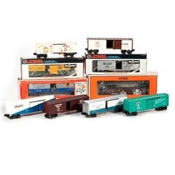 O Gauge Lionel (10) Box Cars