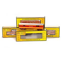 O Gauge MTH Rail King Milwaukee Road Streamline 4 car set 30-6090