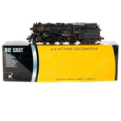 O Gauge K-Line KW3470-1295CC NYC Suburban Tank Locomotive Weathered