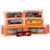 Image 1 : O Gauge Lionel (7) Santa Fe and (2) US Army Freight Cars