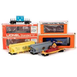 O Gauge Lionel (8) Freight Cars, Rock Island, CNW Grain Train, Golden West