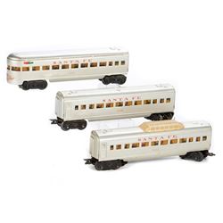 O Gauge Marx Santa Fe Passenger Coach, Vista Dome and Observation