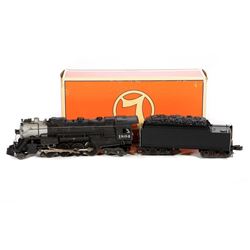 O Gauge Lionel Postwar 2-8-4 repainted to D&RGW 1804 with figures added to cab and Lionel 6-19833 Un