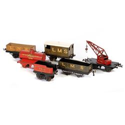 O Gauge Hornby (6) 4 Wheel Goods Wagons