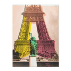 Ringo Daniel Funes - (Protege of Andy Warhol's Apprentice - Steve Kaufman) - "Eiffel Tower" One-of-a