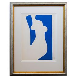 Henri Matisse- Lithograph "Verve - Nu bleu V"
