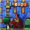 Image 2 : Mikheil Mikaberidze, Original Oil Painting on Canvas, Hand Signed Inverso with Certificate of Authen