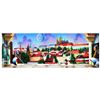 Image 1 : Ferjo, "A Day in Praga" Original Painting on Canvas, Hand Signed with Letter of Authenticity.
