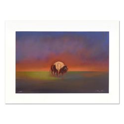 John Axton, "Dakota Elder" Limited Edition Serigraph, Numbered and Hand Signed with Certificate of A