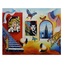 Alexander Astahov- Original Giclee on Canvas "Manhattan Vew"