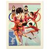 Image 1 : William Nelson, "Dorothy Hamill" Limited Edition Lithograph, Numbered and Hand Signed by the Artist.