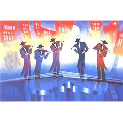 Zina Roitman- Original Serigraph "Rhapsody in Blue"