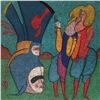 Image 2 : Mihail Chemiakin, Carnival Series: "Untitled 7" Limited Edition Lithograph, Numbered Hand Signed wit