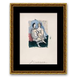 Pablo Picasso- Lithograph on Arches Paper "La Couple"