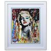 Image 1 : Nastya Rovenskaya- Original Mixed Media on Paper "Marilyn Monroe II"