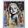 Image 2 : Nastya Rovenskaya- Original Mixed Media on Paper "Marilyn Monroe II"