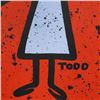 Image 2 : Todd Goldman, "You Suck" Original Acrylic Painting on Gallery Wrapped Canvas (48" x 72"), Hand Signe