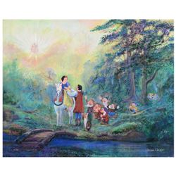 Harrison Ellenshaw, "Someday My Prince Will Come" Limited Edition Giclee on Canvas, Licensed by Disn