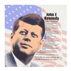 Image 1 : Steve Kaufman (1960-2010), "John F. Kennedy" Limited Edition Hand Pulled Silkscreen on Canvas, Numbe