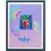 Image 2 : Peter Max- Original Mixed Media "Liberty Head II Ver. I #214"