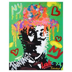 Nastya Rovenskaya- Mixed Media "Charlie's Hat"