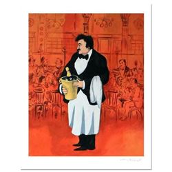 Guy Buffet, "Grand Cafe" Limited Edition Serigraph; Numbered and Hand Signed with Certificate of Aut