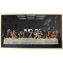 Waldemar Swierzy (1931-2013)- Hand Pulled Original Lithograph "Last Brunch"