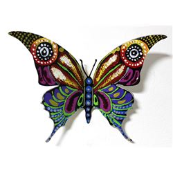 Patricia Govezensky- Original Painting on Cutout Steel "Butterfly CCXLVI"