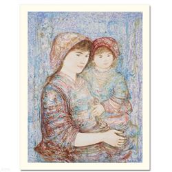 "Naomi" Limited Edition Serigraph (29" x 41") by Edna Hibel, Numbered and Hand Signed with Certifica