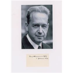 Dag Hammarskjöld