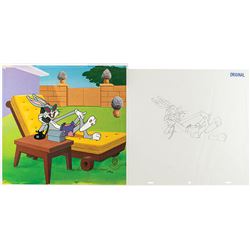 Bugs Bunny limited edition cel and drawing entitled Hollywood Hare