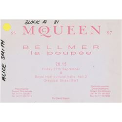 Alexander McQueen: 'Bellmer La Poupee' Invitation