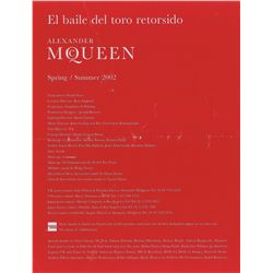 Alexander McQueen: 'The Dance of the Twisted Bull' Invitation