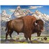 Image 1 : Bison Below the Tetons by Gary Ernest Smith (1942- )
