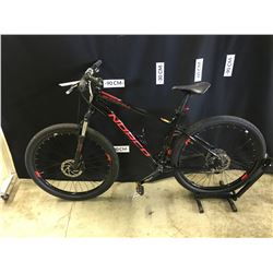 BLACK NORCO STORM, 21 SPEED, 80CM STANDOVER HEIGHT, DISC BRAKES MOUNTAIN BIKE