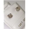 Image 2 : 14K WHITE GOLD DIAMOND (0.4CT) EARRINGS