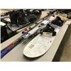 Image 2 : CHRIS PRIOR SNOWBOARD 155CM WITH SOLOMON SKIS AND BRAND NEW CRUTCHES