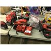 Image 1 : LOT OF MILWAUKEE CORDLESS TOOLS WITH 4 18V BATTERY PACKS
