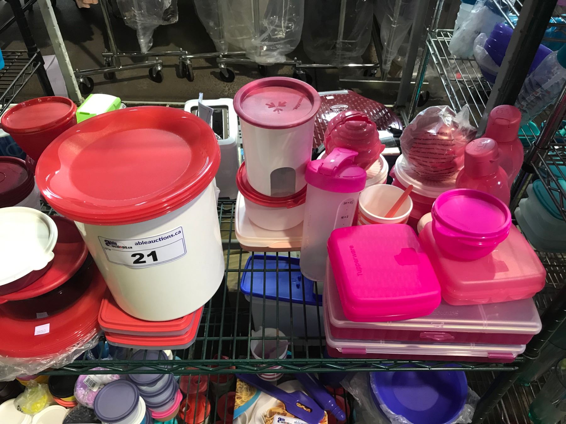 ASSORTED TUPPERWARE PRODUCTS ASSORTED TUPPERWARE PRODUCTS