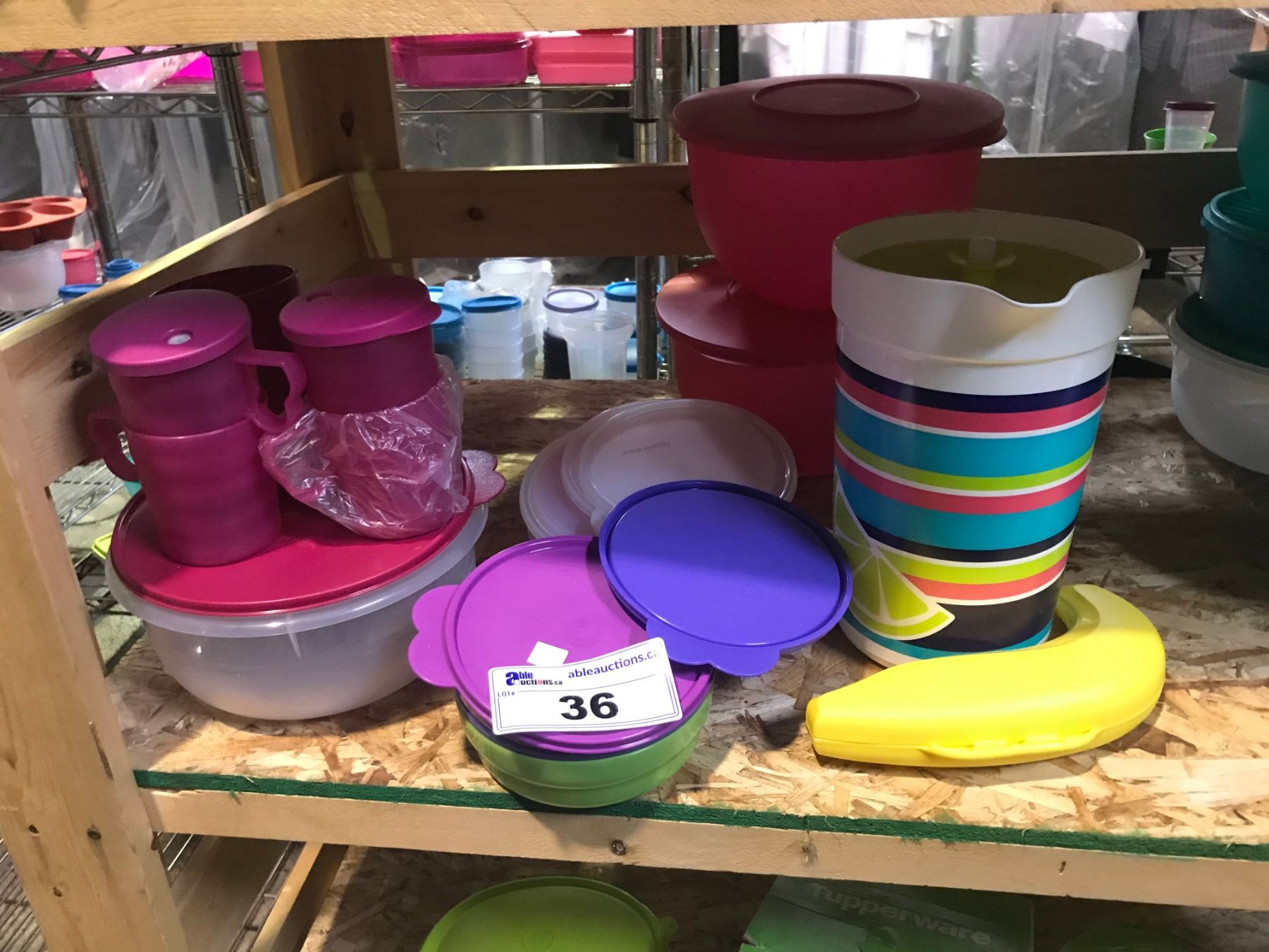 ASSORTED TUPPERWARE PRODUCTS