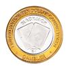 Image 1 : .999 Silver Gambler Reno, Nevada $10 Casino Limited Edition Gaming Token